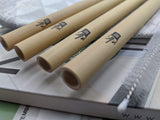 Set Bamboe Rietjes - 22cm x 10mm - Smoothie - incl. borsteltje