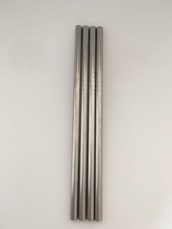 Metalen rietje - 6mm recht - RietjesFabriek